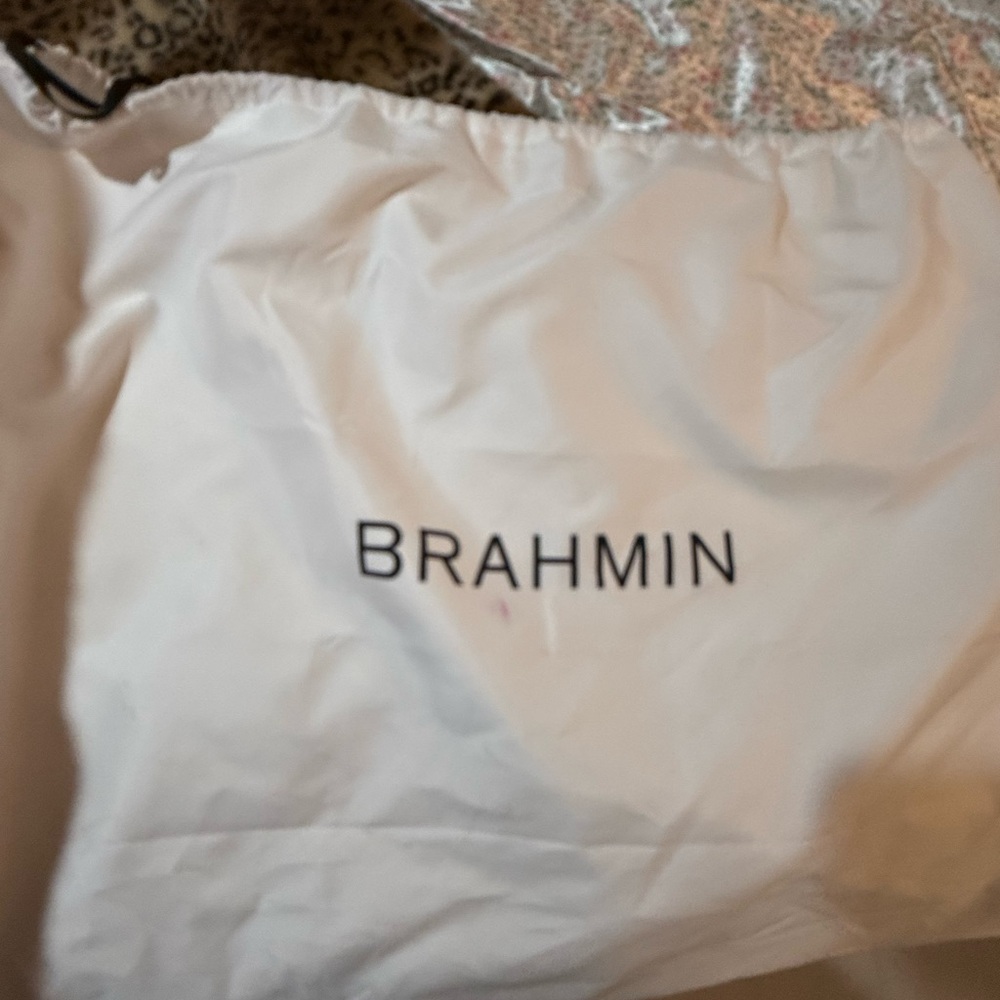 Brahmin Red Dragon Croc-Embossed Shoulder Bag - Picture 12 of 13